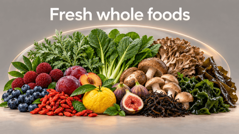 A visual of a pile of Fresh Whole Foods
